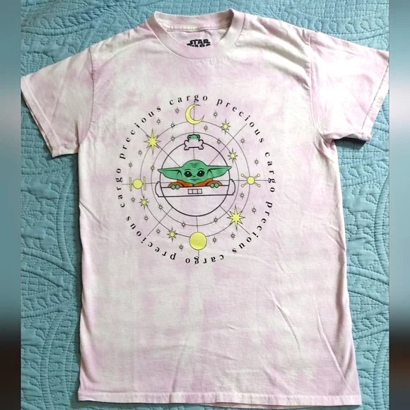 EUC Star Wars Baby Yoda "Precious Cargo" tee - Picture 2 of 7